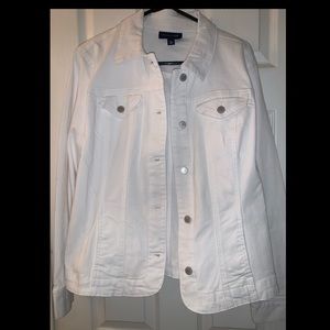 Xl White Jean jacket